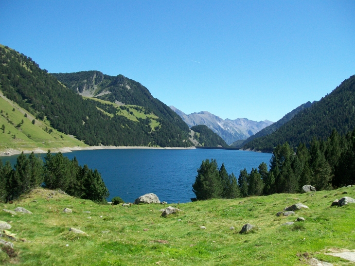 VUE SUR LE LAC DE L'OULE - Saint-Lary-Soulan