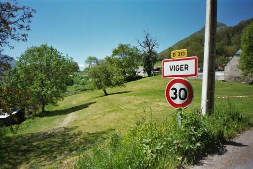 Paysage à l'entrée du village - Viger