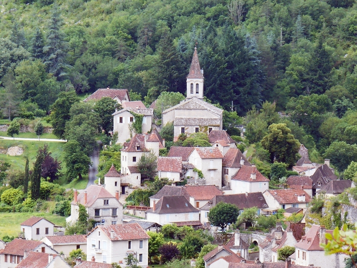 Vue sur le centre - Cabrerets