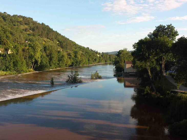 Le Lot vu du pont Valentré - Cahors