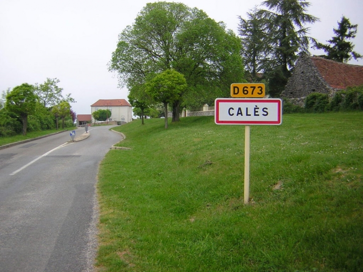 Arrivée par le sud - Calès