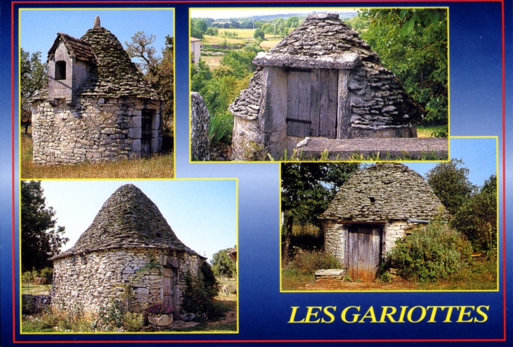 Les Gariottes (carte postale). - Cénevières