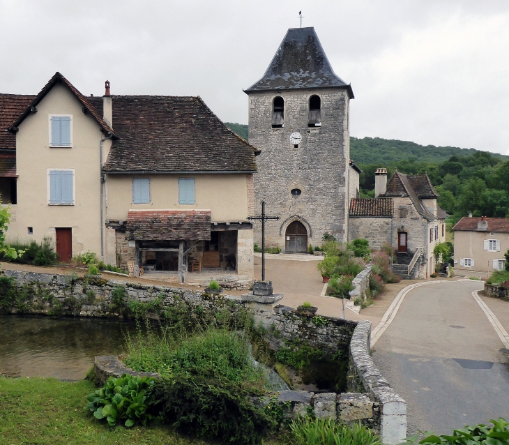 L'entrée du village - Corn