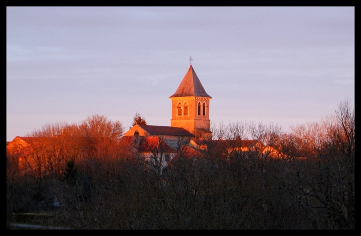 Clocher église de Cours