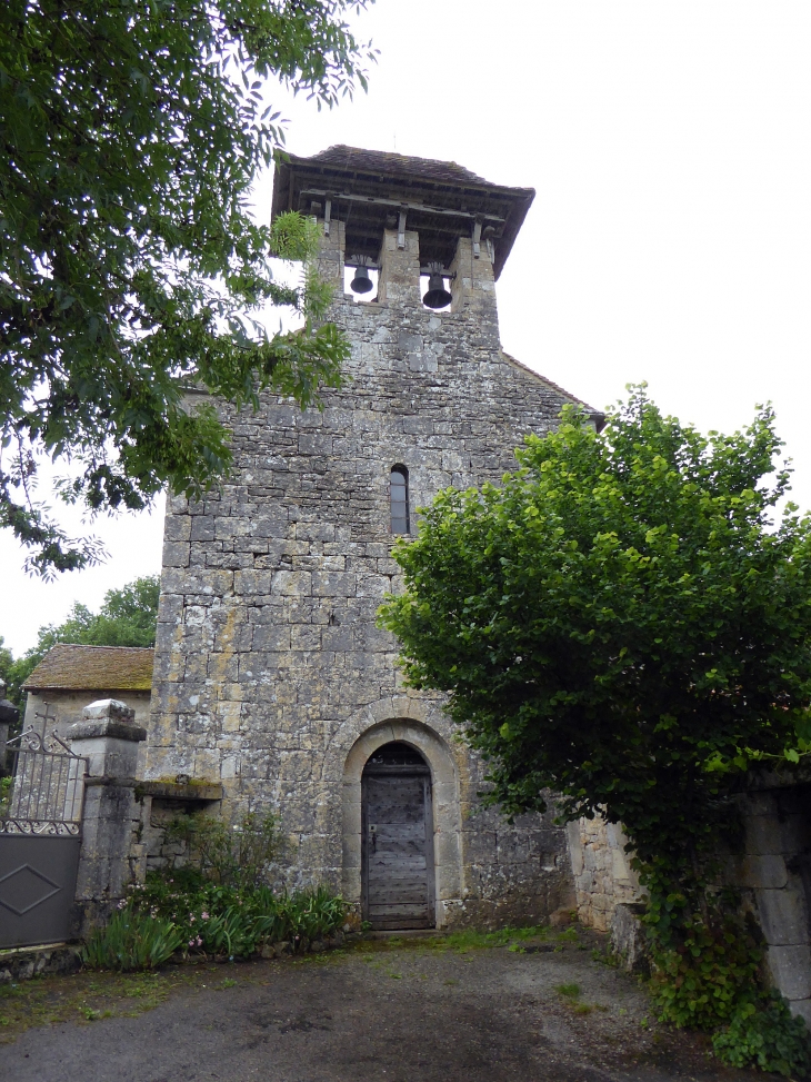 Sainte Eulalie : l'entrée de l'église - Espagnac-Sainte-Eulalie