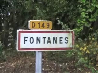 Entrée du village - Fontanes