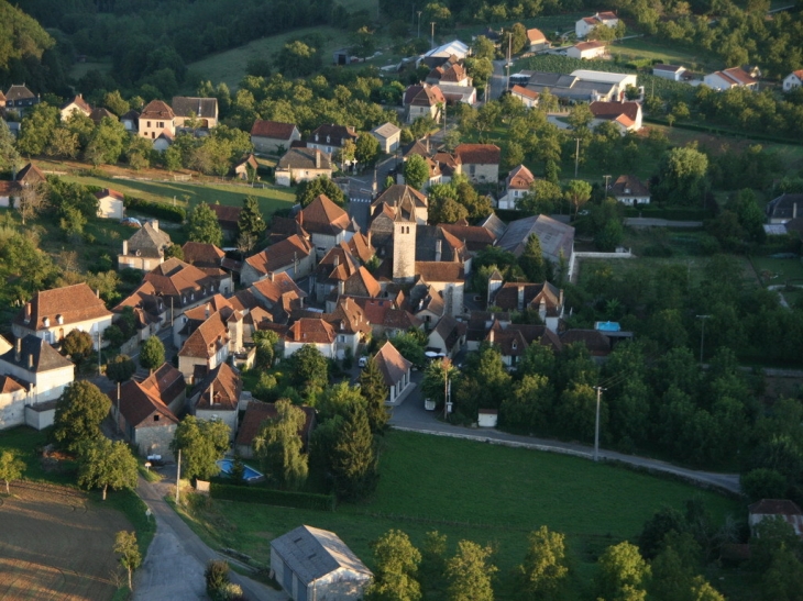 Vue aérienne de Glanes