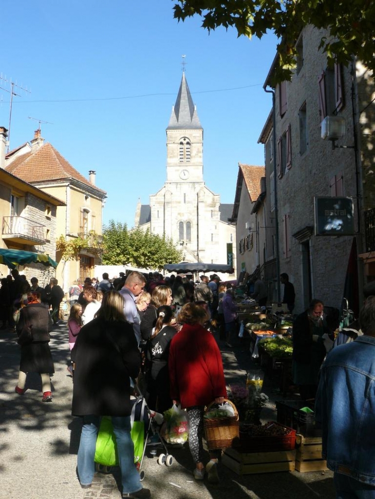 Le marché - Limogne-en-Quercy