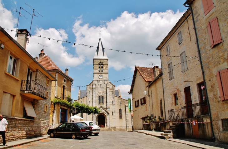 <<église Saint-Blaise - Limogne-en-Quercy