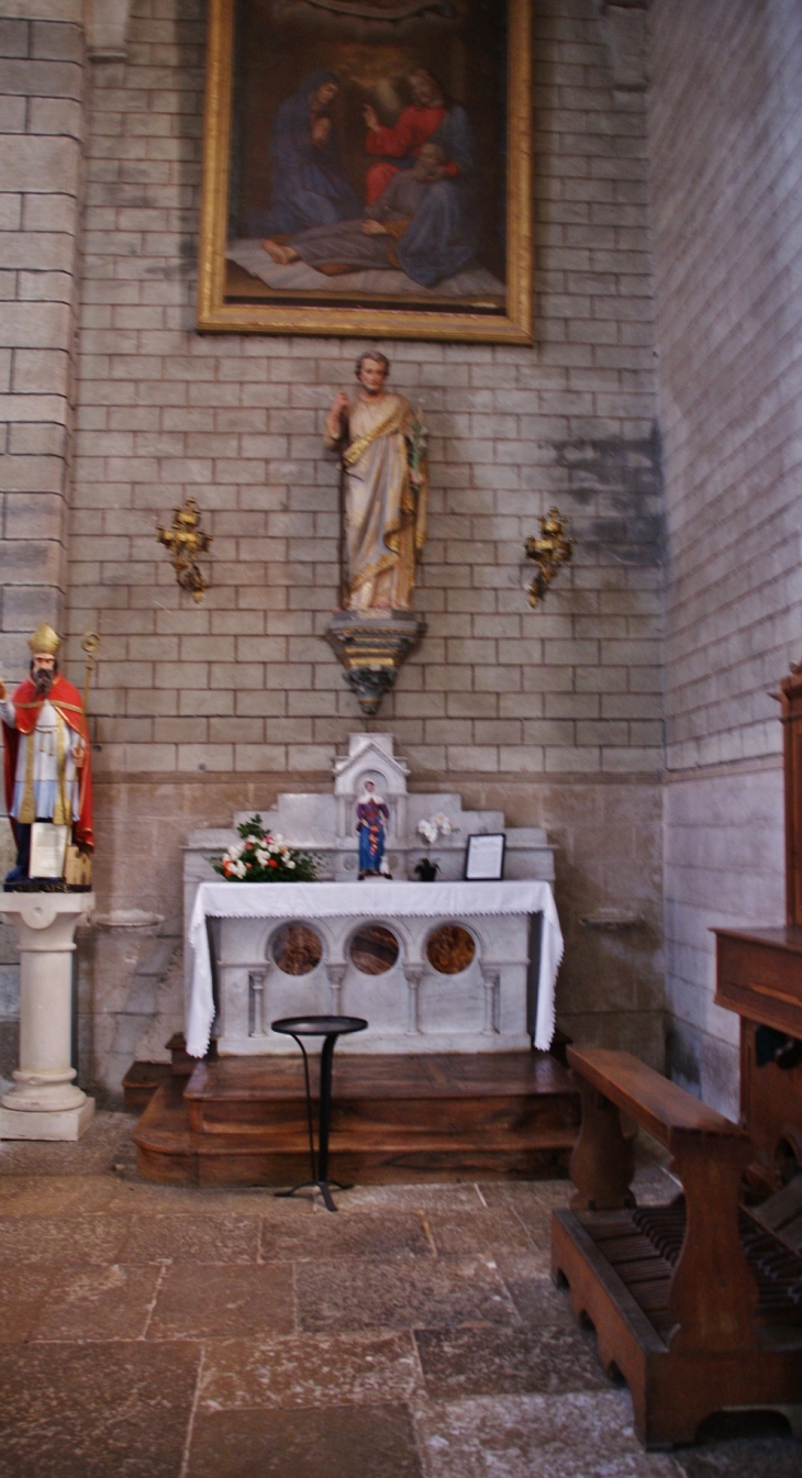 <<église Saint-Blaise - Limogne-en-Quercy