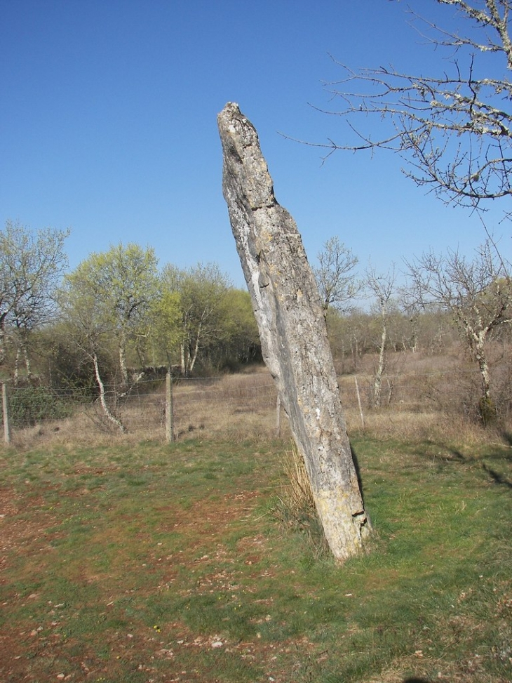 Menhir de Belinac - Livernon