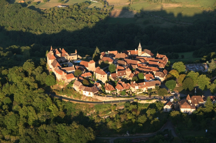 Vue aérienne - Loubressac