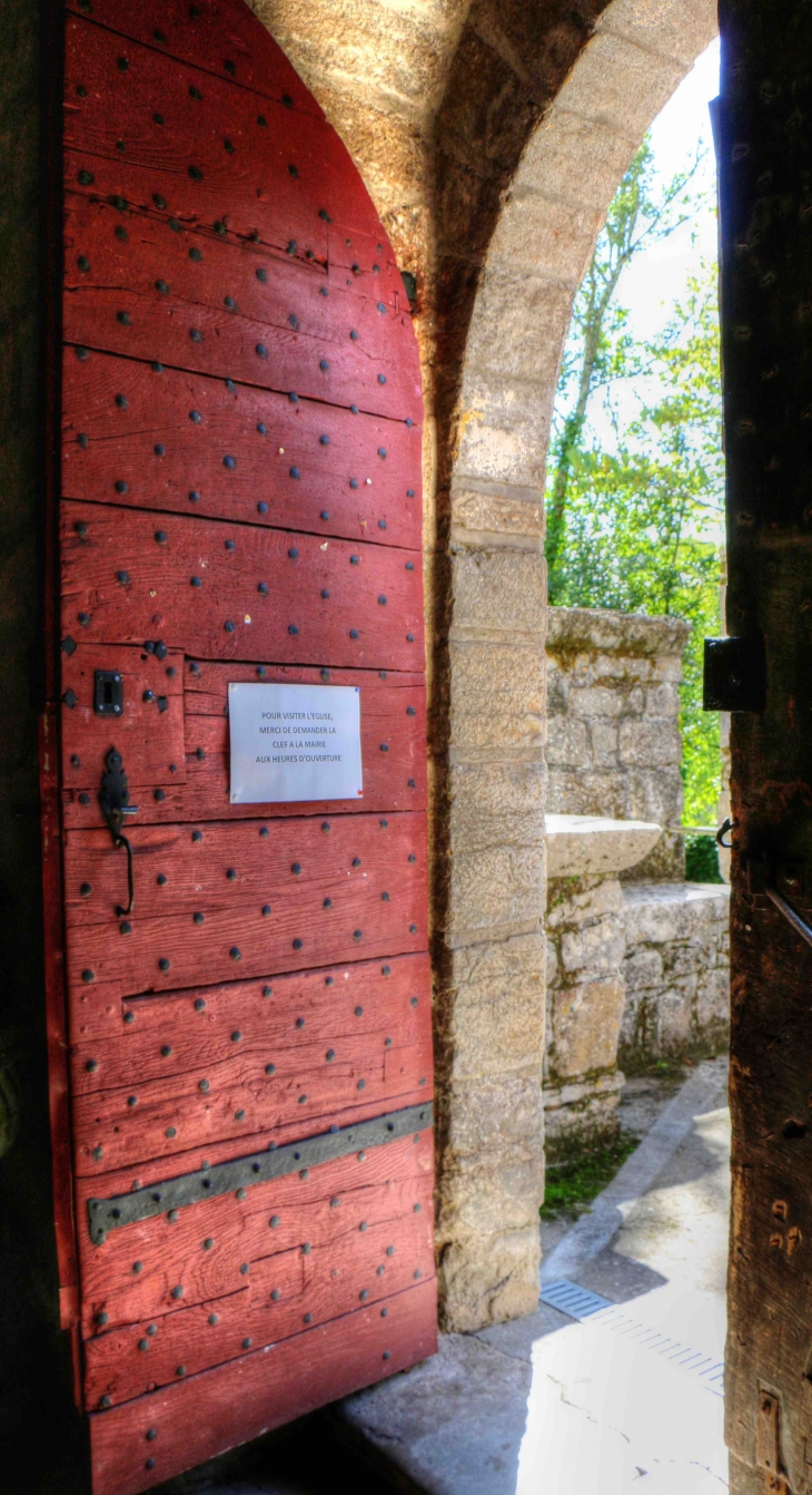 L'église Saint Christophe - Montvalent