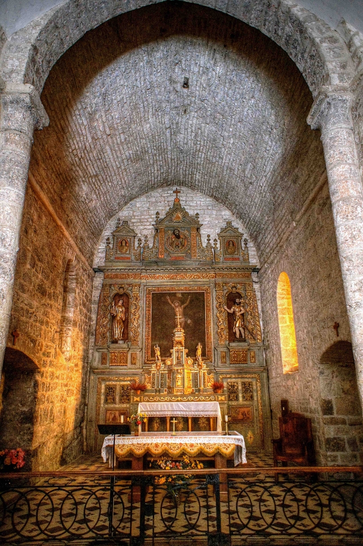 L'église Saint Christophe - Montvalent