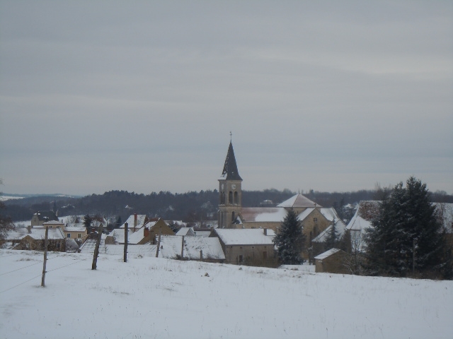 Eglise sous la neige - Payrac