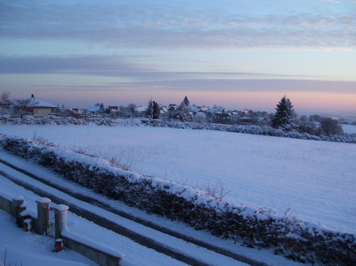 Reilhaguet sous la neige