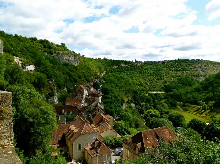 Vue sur la rue principale - Rocamadour