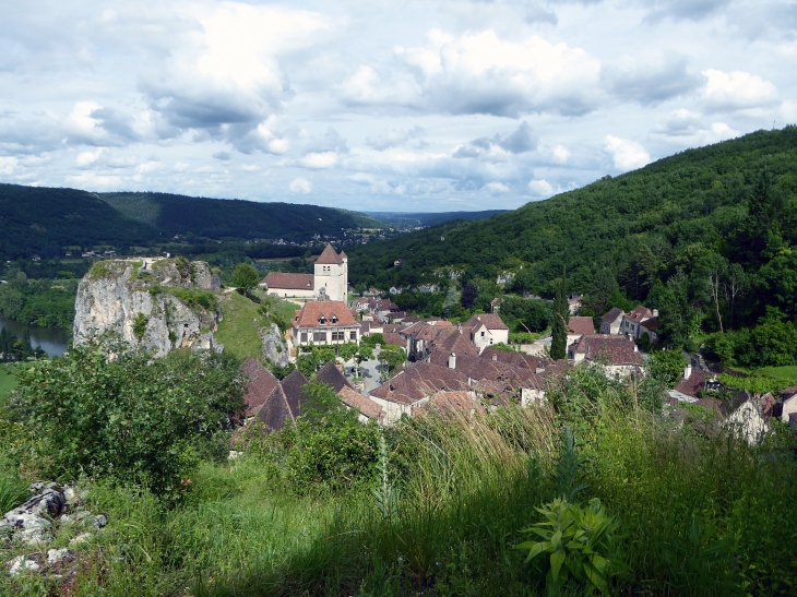 Vue d'ensemble de l'ouest - Saint-Cirq-Lapopie