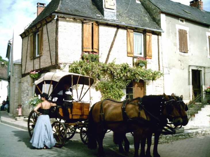 Maison à colombage avec équipage - Saint-Clair