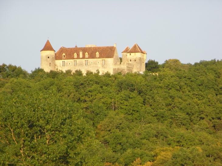 Pech-Rigal vu de la vallée de Saint-clair