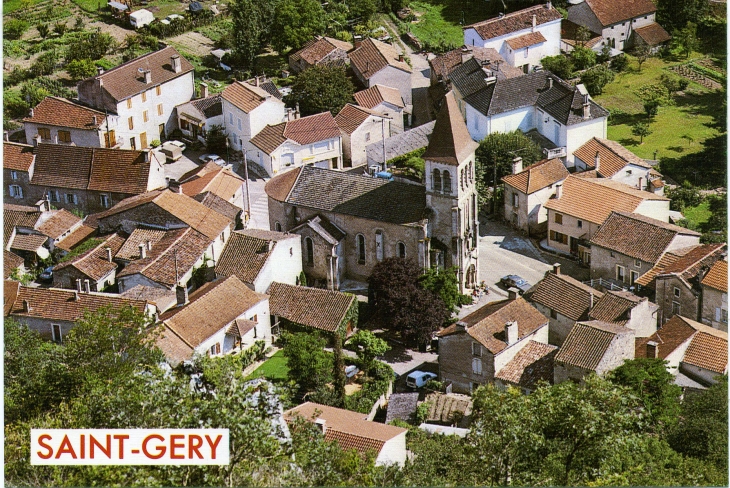 Le Bourg (carte postale de 1980) - Saint-Géry