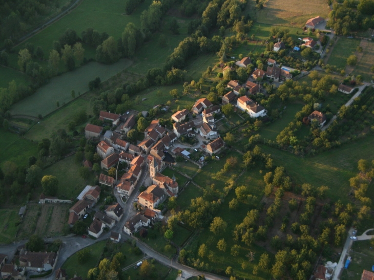 Vue aérienne de Saint Médard de Presque - Saint-Médard-de-Presque