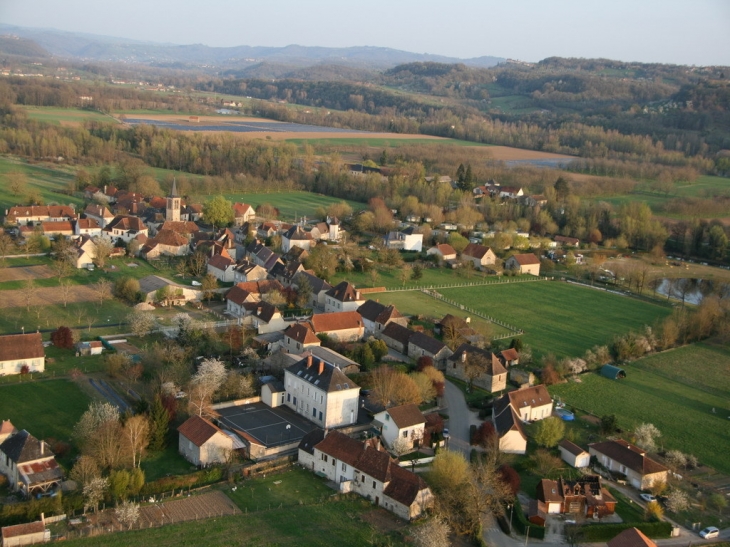 Vue aérienne - Tauriac