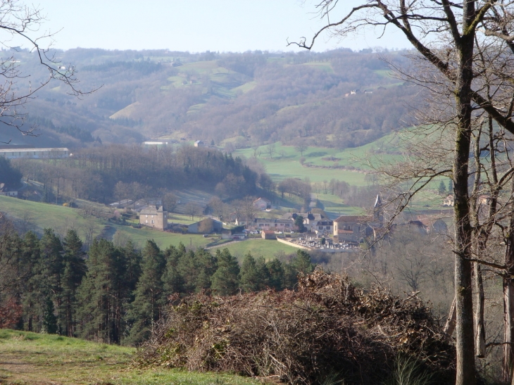 Vue du village terrou