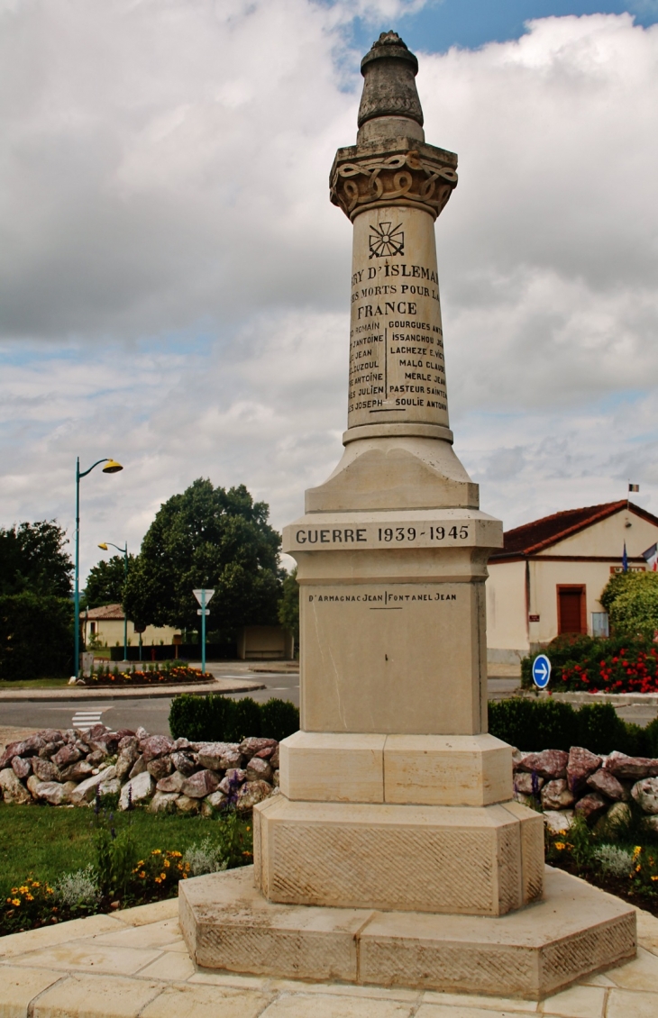 Monument-aux-Morts - Barry-d'Islemade