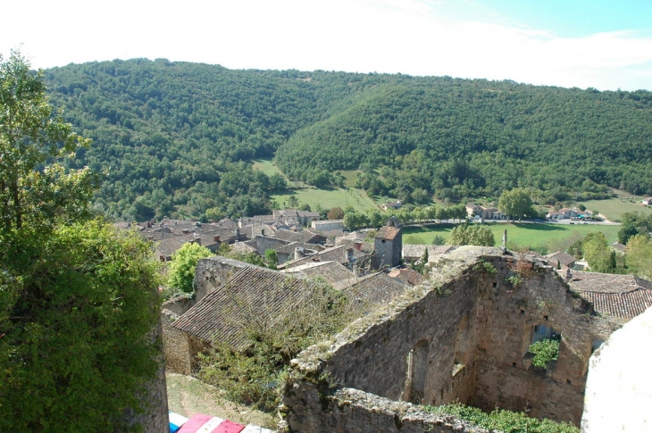 Vue sur la vallée - Bruniquel