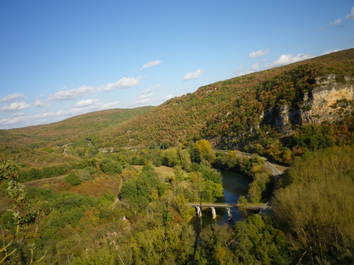 Vue depuis le château - Bruniquel