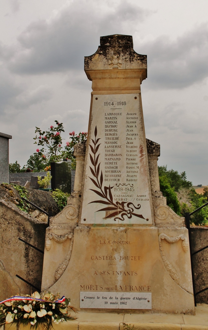 Monument-aux-Morts - Castéra-Bouzet