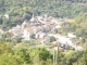 Ville de CAYLUS vue de sur les colines