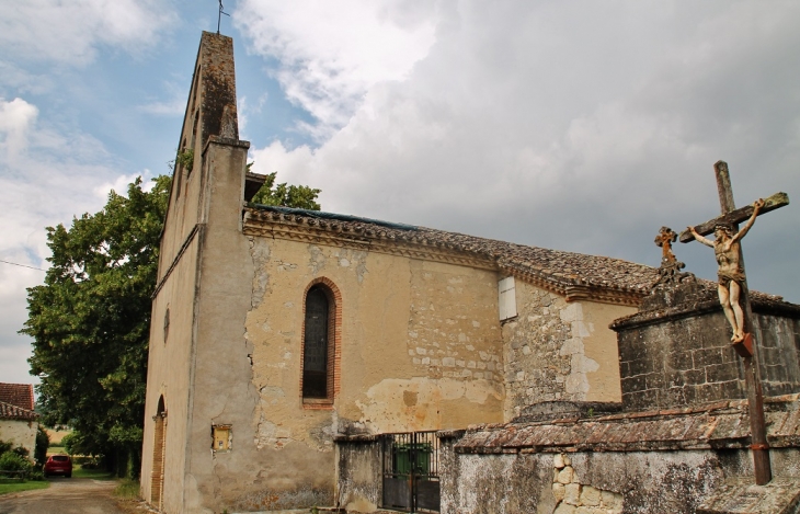    église Saint-Hilaire - Durfort-Lacapelette