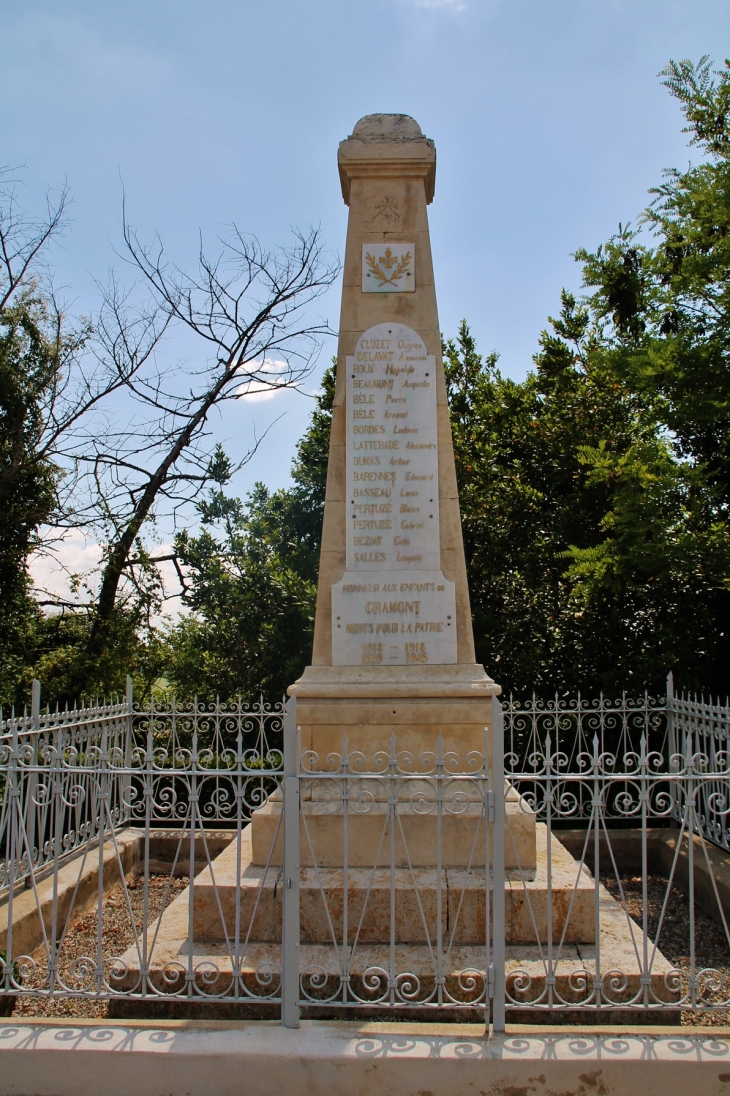 Monument-aux-Morts - Gramont