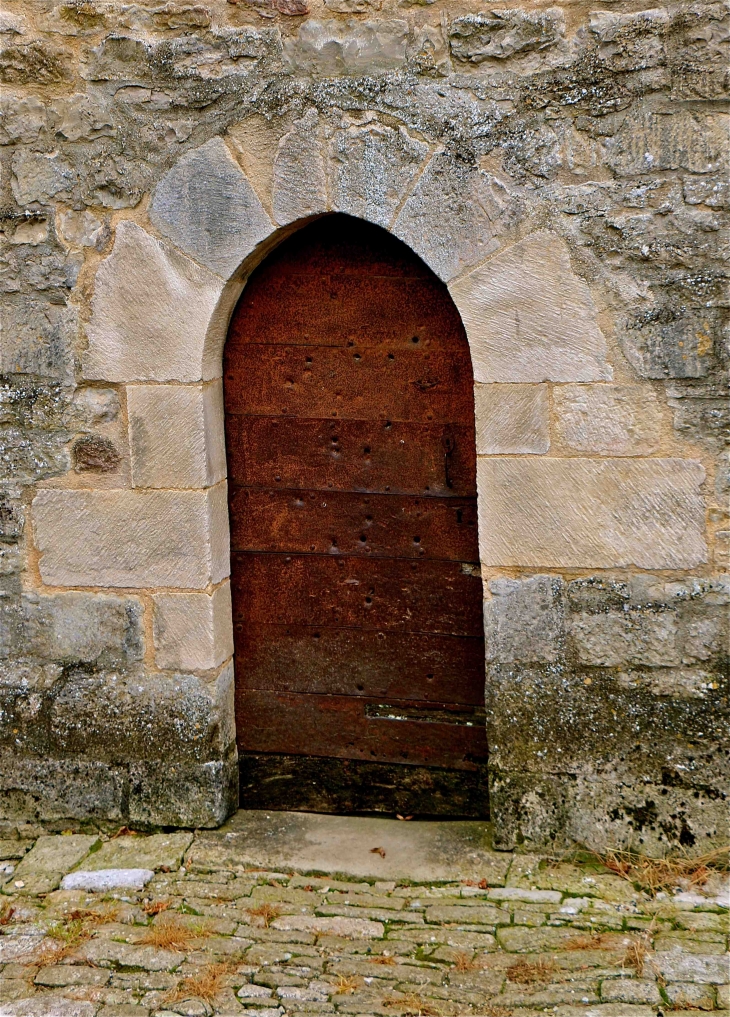 Le portail de l'église - Lacapelle-Livron