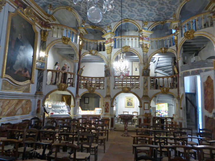 L'église baroque : les tribunes - Lachapelle