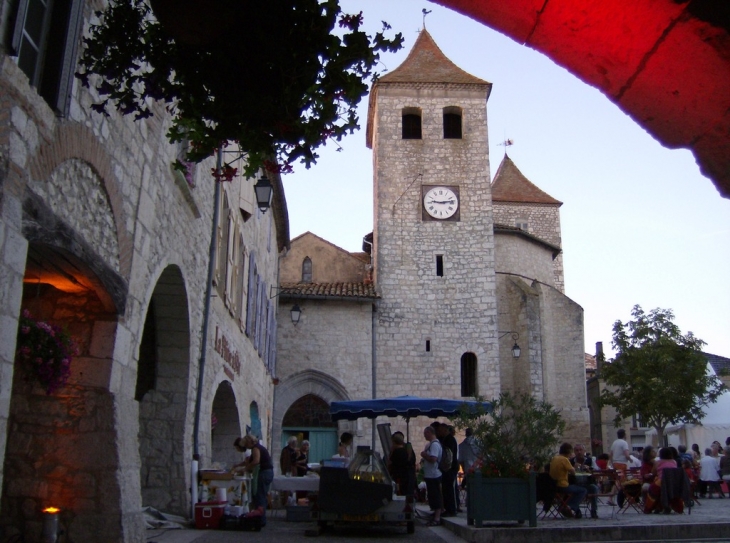 Place des cornières - Lauzerte