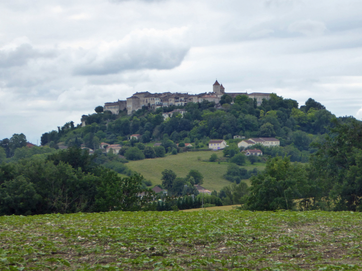 Vue sur la ville - Lauzerte