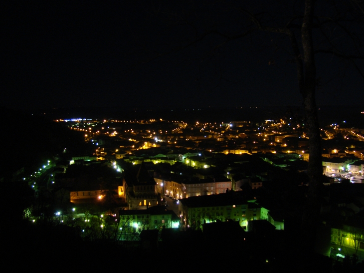 Vue de nuit - Moissac