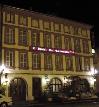 Hôtel du Commerce par nuit - Montauban