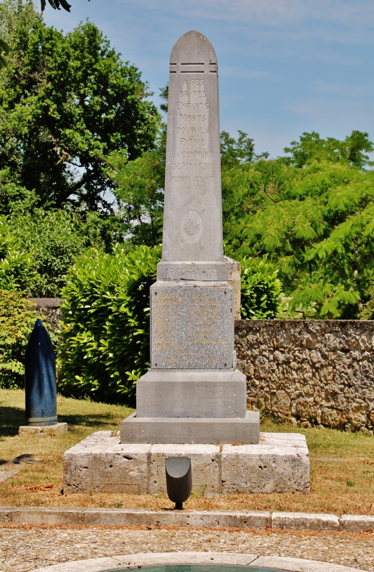 Monument-aux-Morts - Montjoi