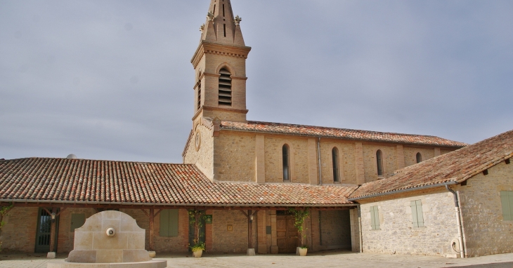 -//église Saint-Léonard - Puygaillard-de-Quercy