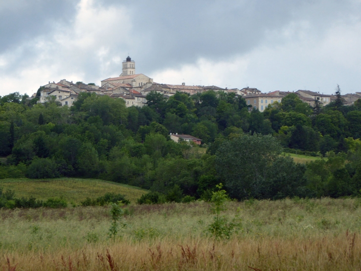 Vue sur la ville - Puylaroque