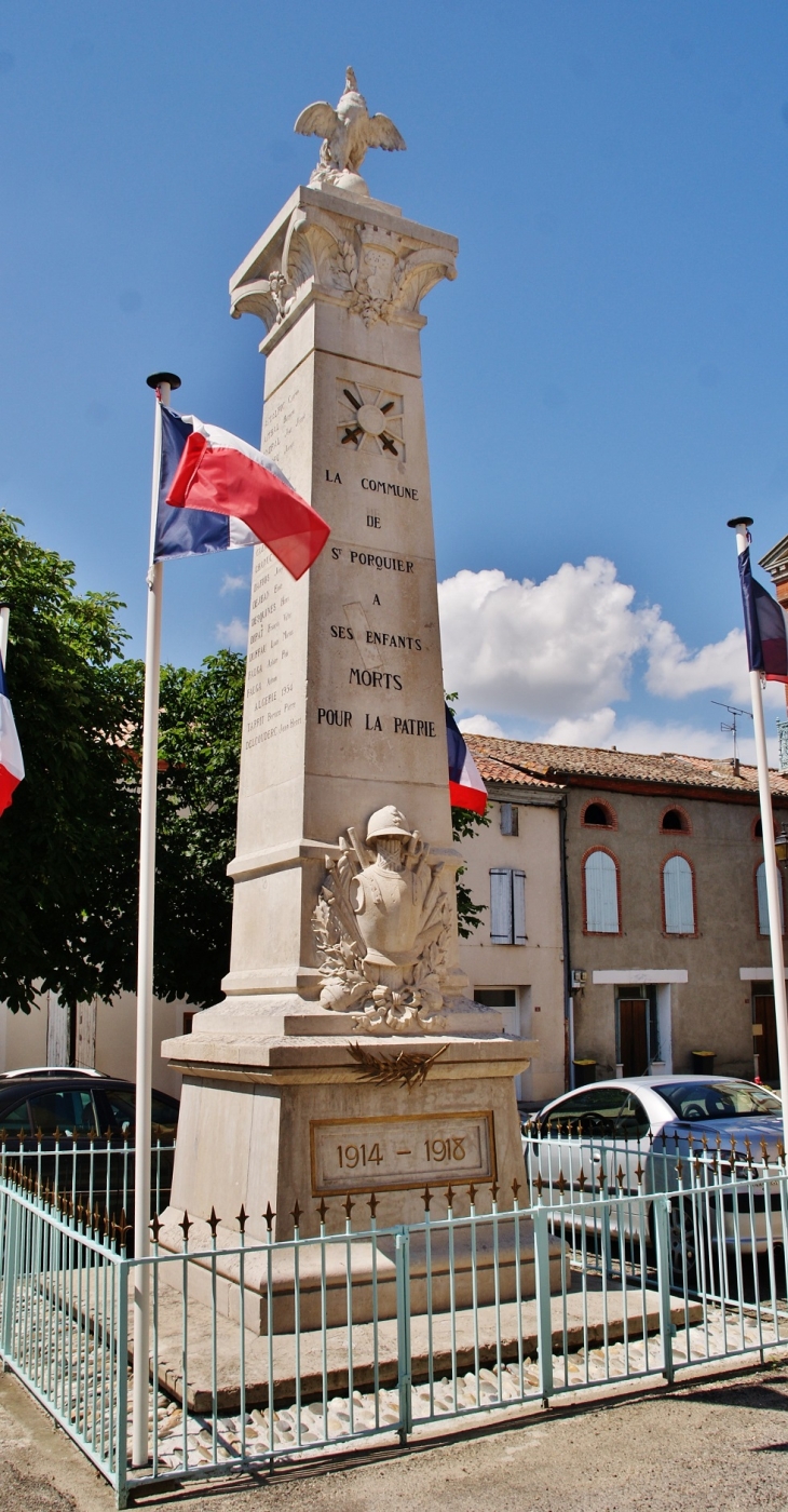 Monument-aux-Morts - Saint-Porquier