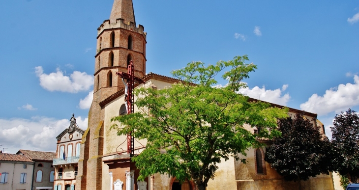 ;église Saint-Clair - Saint-Porquier