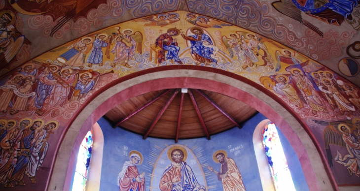 ...église Notre-Dame 19 Em Siècle ( Fresques de Nicolas Greschny ) - Alban