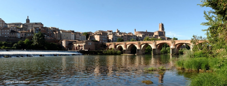 Albi la Cité épiscopale - vue panoramique -www.albi-tourisme.fr