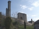 les ruines du château