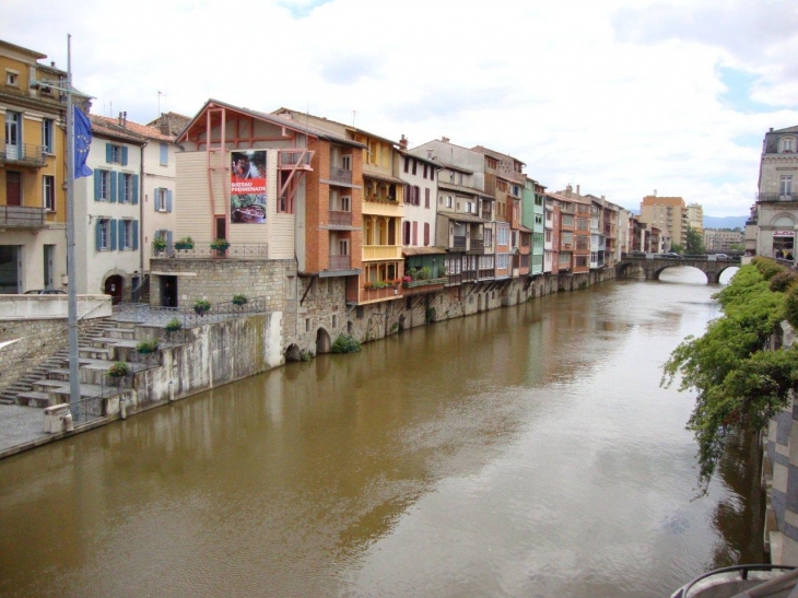 Castres (81100) les bords de l'Agout